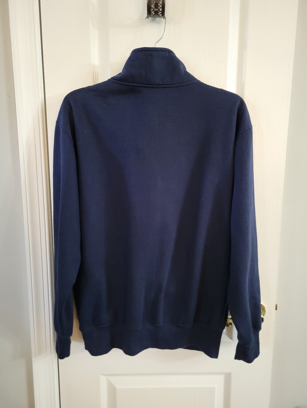 Universal Studios Epic Universe Quarter Zip Pullover Sweatshirt Navy Blue Small - Picture 6 of 8